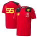 Scuderia Ferrari 2023 Mens Carlos Sainz Team T-Shirt