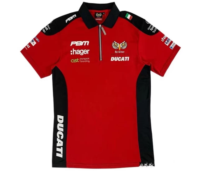 Men Ducati Owl Motorcycle Racing T-Shirt